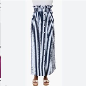 Pomander Place Blue Striped Sasha Skirt - Size XS